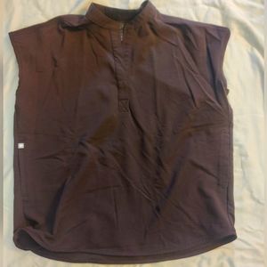 FIGS Scrubs Rafaela Top in Espresso Size XS